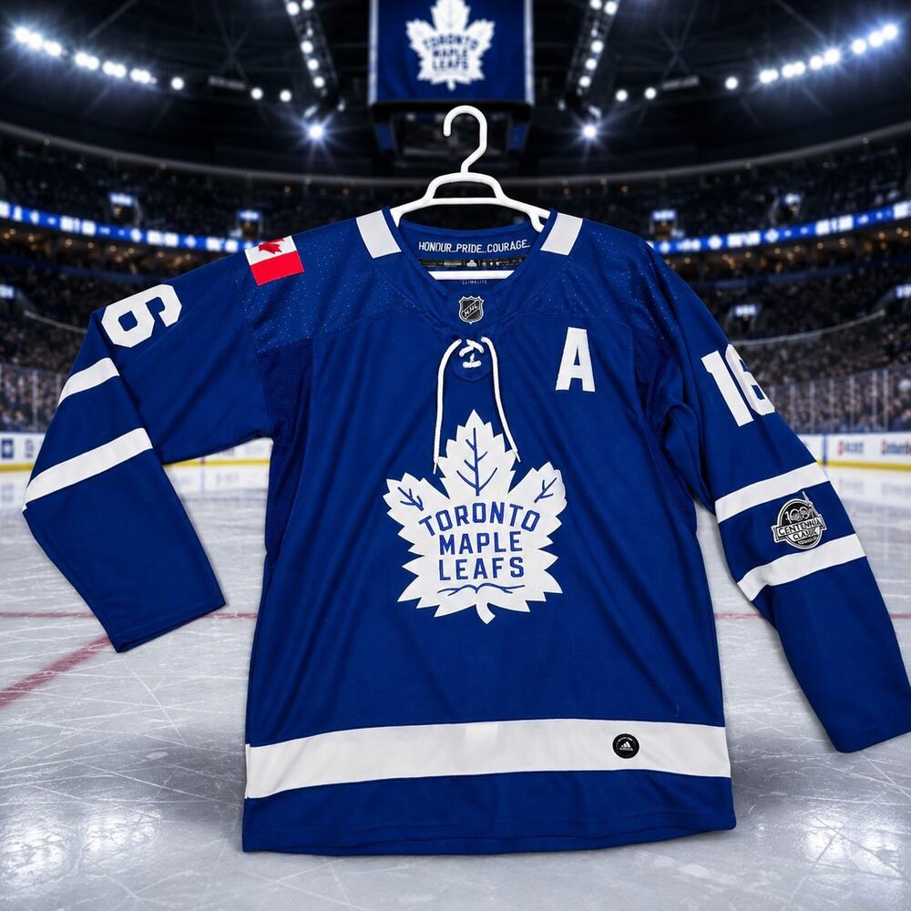 Mitch Marner #16 Toronto Maple Leafs Adidas Jersey Size 54 Centennial Classic Nh
